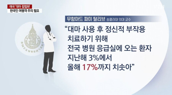 대마 합법화했던 태국 근황